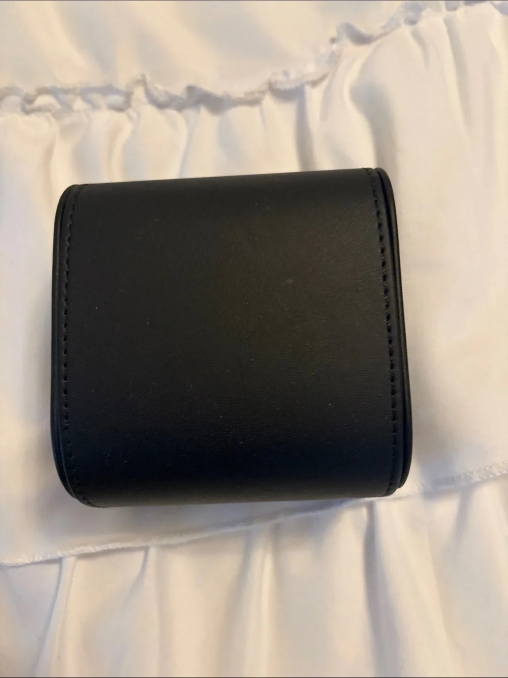 IWC Black Leather Travel Watch Case